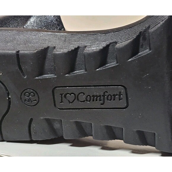 i ❤️ comfort Leather Upper Slip On Casual Sandals Womens Size 8.5 EUC - Picture 10 of 10